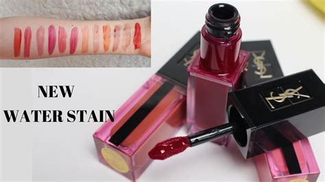 ysl vernis a levres swatches|YSL Water Stain Vernis A Levres Review & Swatches .